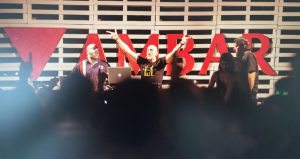 Agustín Loscertales en el Polifonik Sound 2018, en Barbastro.